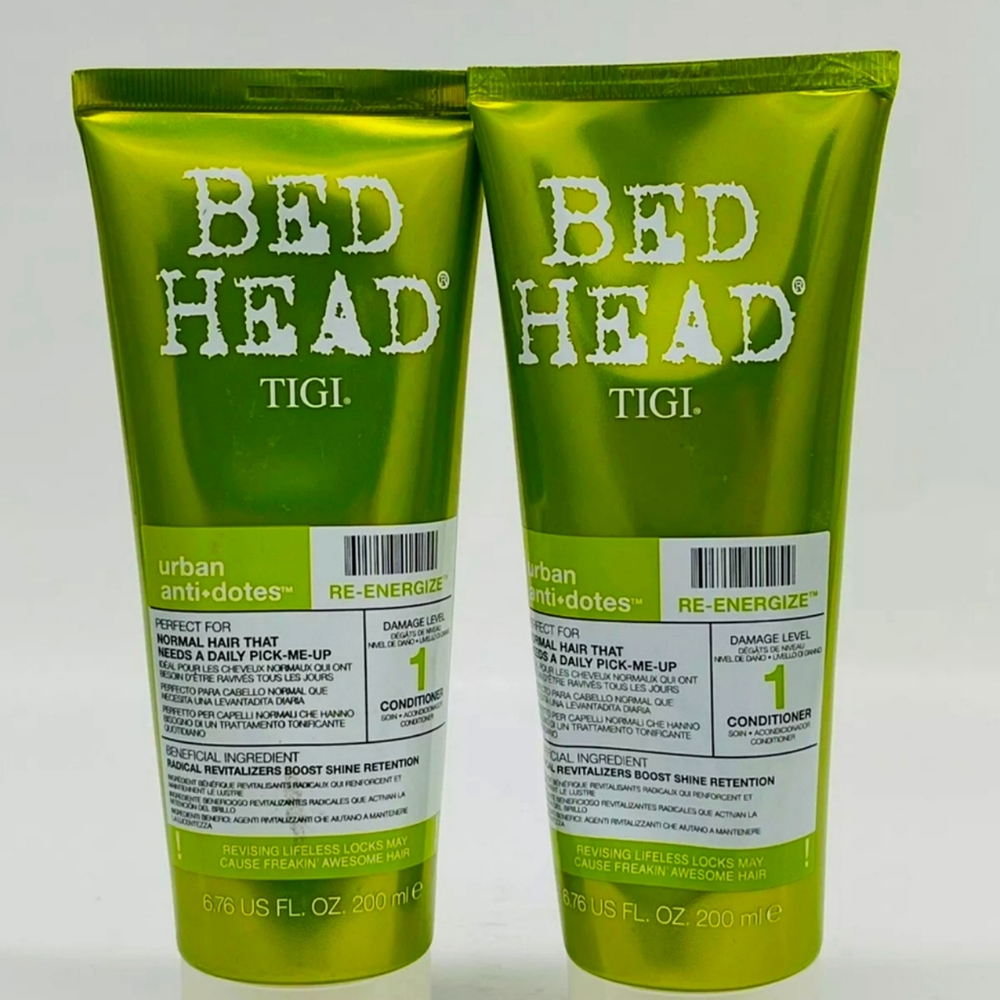 2 Tigi Bed Head Conditioner Urban Anti Dotes Re-energize 1 6.76 fl oz 2 Pack